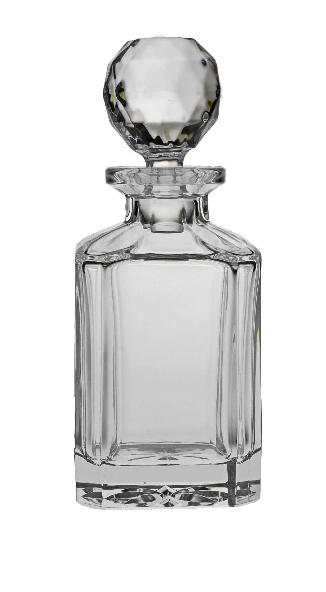 Oldenhof Square Whiskykaraf 800 Ml Kristalglas 3 Oldenhof Square Whiskykaraf 800 Ml Kristalglas