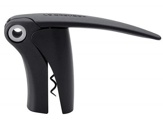 Le Creuset Screwpull LM-150 Kurkentrekker 18 Cm Kunststof Zwart 3 Le Creuset Screwpull LM-150 Kurkentrekker 18 Cm Kunststof Zwart