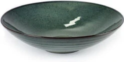 Serax Aqua Diep Bord ø 23 Cm Aardewerk Donkerblauw