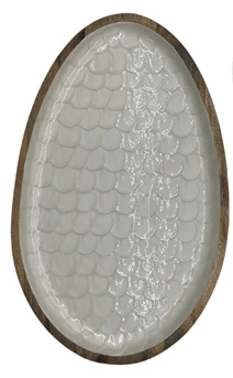 By Room Ovaal Dienblad Groot Mangohout White Pearl 3 By Room Ovaal Dienblad Groot Mangohout White Pearl