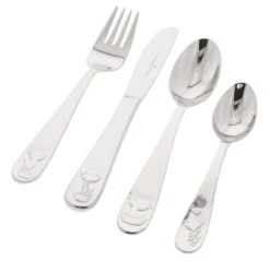 Van Kempen & Begeer Pim & Pom Kinderbestek Rvs 4-delig