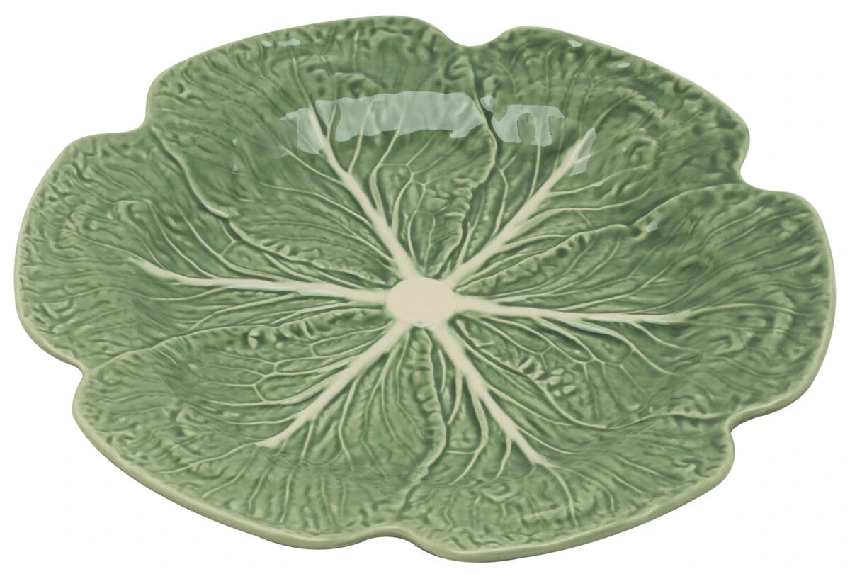 Bordallo Koolblad Bord ø 30,5 Cm Aardewerk Groen 3 Bordallo Koolblad Bord ø 30,5 Cm Aardewerk Groen