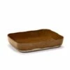 Serax Merci Ovenschaal No 10 Zandsteen 30,1 X 22,3 Cm H 5,5 Cm Okerbruin -Servies Winkel b5117139