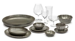 Serax INKU By Sergio Herman Serveerschaal Ovaal 22 X 15,4 Cm H 2,7 Cm Aardewerk Groen -Servies Winkel b5120246gs1 1