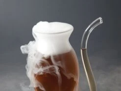 100% Chef Cat Cup Glas Op Voet Met Tuit 8 Cm 350 Ml Glas -Servies Winkel cat cup3