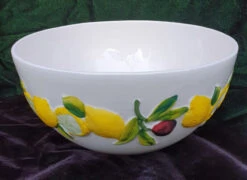 Oldenhof Ronde Diepe Schaal Met Citroenen En Olijven ø 27 Cm Aardewerk Wit -Servies Winkel fa8ad7050ba09c269d5b0c6d36986e2a47d4ae1b 1