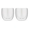 Forever Dubbelwandige Espressoglazen 80 Ml Glas 2 Stuks -Servies Winkel forever set of 2 thermal cups for espresso