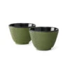 Bredemeijer Xilin Jing Mokken ø 8 Cm Gietijzer Groen 2 Stuks -Servies Winkel g004gr