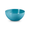 Le Creuset Saladeschaal 2,2 Liter ø 24 Cm Aardewerk Caribbean Blue -Servies Winkel lc 20201111 zs ps fs 70158331700099 001