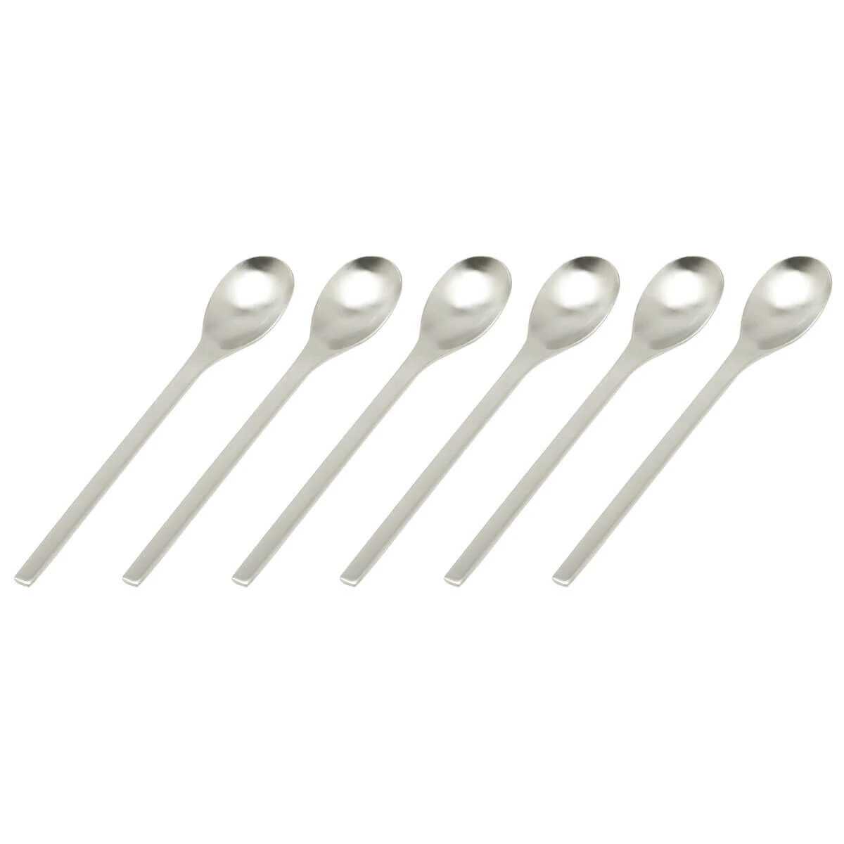 Puresigns One Latte Macchiatolepel 18,5 Cm Rvs Mat 6 Stuks 3 Puresigns One Latte Macchiatolepel 18,5 Cm Rvs Mat 6 Stuks