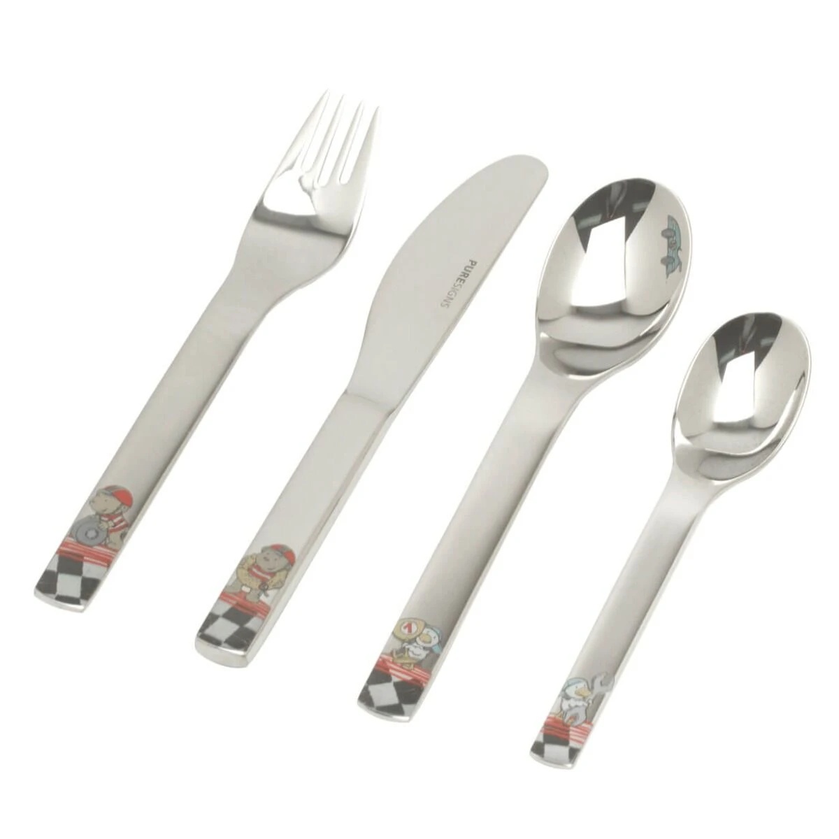 Puresigns One Quick Kinderbestek Rvs 4-delig 3 Puresigns One Quick Kinderbestek Rvs 4-delig