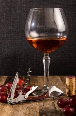 Laguiole Style De Vie Luxury Line Kurkentrekker Rozenhout -Servies Winkel roos2 1