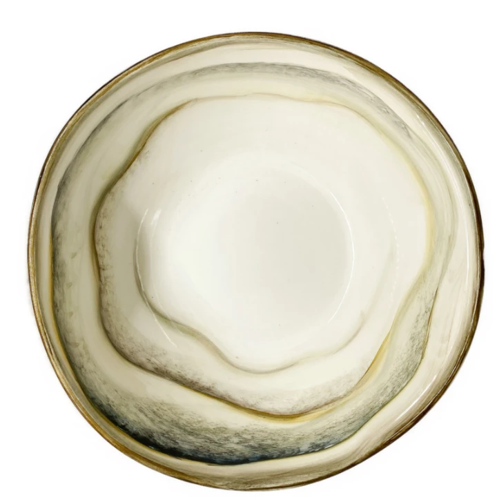 Oldenhof Oester Schaal ø 25 Cm Aardewerk 4 Oldenhof Oester Schaal ø 25 Cm Aardewerk - Afbeelding 2