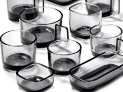 Serax HEII Marcel Wolterinck Tumbler 150 Ml ø 7 Cm H 5,5 Cm Glas Zwart -Servies Winkel serax glas 1 1 4